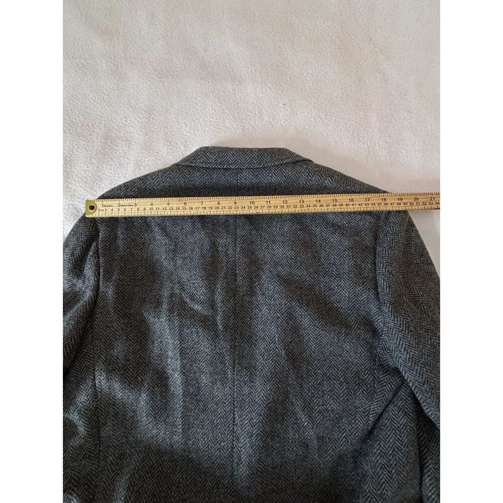 Clubfellow Cricketeer Wool Blazer USA Herringbone 42R 2 Button Mens - Picture 15 of 16